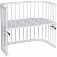 Preisvergleich für Beistellbetten: Beistellbett babybay maxi, weiß lackiert, extra belüftet Gr. 50 x 90