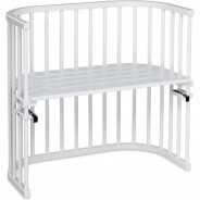 Preisvergleich für Kinderbetten: Babybay Beistellbett Original weiß lackiert