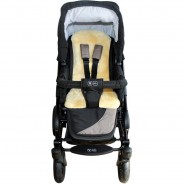 Preisvergleich für Kinderwagen-Zubehör: Heitmann Felle Lammfell-Auflage 35x77 cm gold-beige