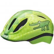 Preisvergleich für Fahrradsitze: KED Fahrradhelm Meggy II Trend Green Croco XS