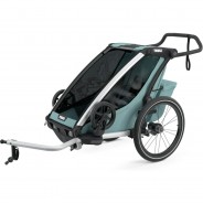 Preisvergleich für Fahrradanhänger: Thule Chariot Cross, Multisport-Fahrradanhänger Einsitzer, Alaska blau hellblau