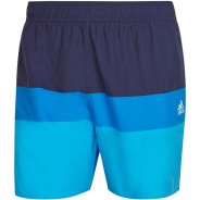 Preisvergleich für Hosen: adidas Badeshorts Block Classics Innenhose,Kordelzug,Taschen Herren, shadow navy-blue rush, XXL
