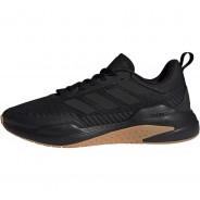 Preisvergleich für Schuhe: adidas Fitnessschuhe Dlux Bounce Herren, core black-core black-gum, 42 2/3