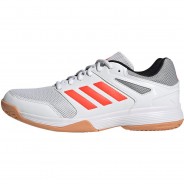 Preisvergleich für Schuhe: adidas Hallenschuhe Speedcourt Adiprene® Herren, ftwr white-core black-solar red, 45 1/3