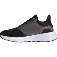 Preisvergleich für Schuhe: adidas Laufschuhe EQ19 RUN Damen, core black-iron met-screaming pink, 38 2/3