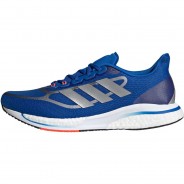 Preisvergleich für Schuhe: adidas Laufschuhe SUPERNOVA BOOST™,Bounce Herren, football blue-silver met-solar red, 45 1/3
