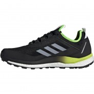 Preisvergleich für Schuhe: adidas Trailrunning Schuhe AGRAVIC FLOW BOOST™,Continental™ Herren, core black-halo silver-solar yellow, 46