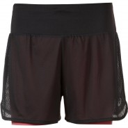 Preisvergleich für Hosen: asics® Funktionsshorts Innenhose,Kordelzug Damen, graphite grey-peach petal, L