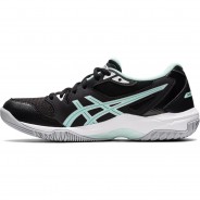 Preisvergleich für Schuhe: asics® Hallenschuhe GEL-ROCKET 10 GEL® Damen, black-fresh ice, 37 1/2