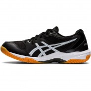 Preisvergleich für Schuhe: asics® Hallenschuhe GEL-ROCKET 10 GEL® Herren, black-white, 46 1/2