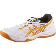 Preisvergleich für Schuhe: asics® Hallenschuhe UPCOURT 4 Herren, white-shocking orange, 48