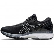 Preisvergleich für Schuhe: asics® Laufschuhe GEL-KAYANO 27 AHAR™,DUOMAX™,FlyteFoam™,GEL® Damen, black-pure silver, 38