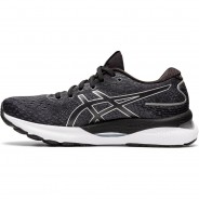 Preisvergleich für Schuhe: asics® Laufschuhe GEL-NIMBUS 24 FlyteFoam™,GEL®,OrthoLite® Damen, black-pure silver, 42 1/2