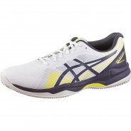 Preisvergleich für Schuhe: asics® Tennisschuhe GEL-GAME 8 CLAY/OC GEL® Herren, white-indigo fog, 46 1/2