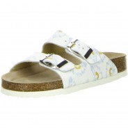 Preisvergleich für Schuhe: bioline Kinder Pantoletten weiß, Weiß, 34