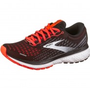 Preisvergleich für Schuhe: Brooks Laufschuhe Ghost 13 DNA LOFT Damen, black-ebony-coral, 42 1/2