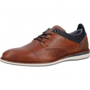 Preisvergleich für Schuhe: Bullboxer Leder Halbschuhe, Cognac, 42