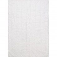 Preisvergleich für Bettwäsche: Centa-Star Bettdecken-Set "Troyal de luxe", 155 x 220 cm, uni, weiß