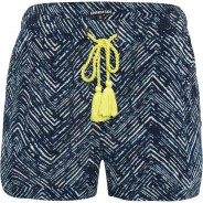Preisvergleich für Hosen: Bermuda Shorts im Boho-Style Shorts blau/grau Gr. 34 Damen Erwachsene