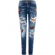 Preisvergleich für Hosen: CIPO & BAXX Jeans im angesagten Patchwork-Style, BLUE, W40/L32