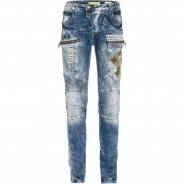 Preisvergleich für Hosen: CIPO & BAXX Jeans im Biker-Stil in Straight Fit, Blue, W31/L34