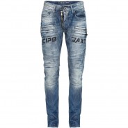 Preisvergleich für Hosen: CIPO & BAXX Jeans mit dekorativer Reißverschluss, Blue, W38/L34