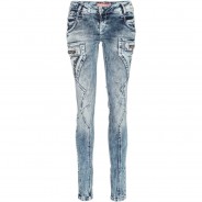 Preisvergleich für Hosen: CIPO & BAXX Jeans mit niedrige Taille in Skinny Fit, Blue, W27/L32