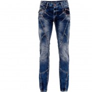 Preisvergleich für Hosen: CIPO & BAXX Jeans mit trendigen Ziernähten, Blue, W38/L34