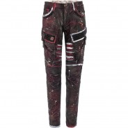 Preisvergleich für Hosen: CIPO & BAXX Jeanshose CD636 in extravagantem Look, BURGUNDY, W38/L34