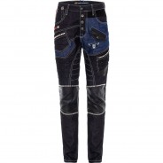 Preisvergleich für Hosen: CIPO & BAXX Jeanshose im stylischen Design, RAWBLUE, W31/L34