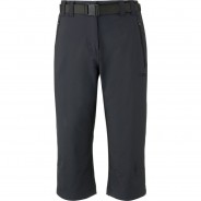 Preisvergleich für Hosen: CMP Caprihose Gürtel,Reißverschluss,Reißverschluss-Tasche,vorgeformtes Knie Damen, antracite, 42