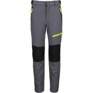 Preisvergleich für Hosen: CMP Softshellhose Kordelzug,Reißverschluss,Reißverschluss-Tasche,verstellbarer Bund,vorgeformtes Knie Kinder, titanio, 128