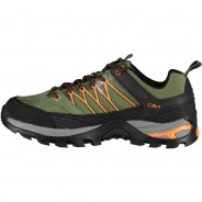 Preisvergleich für Schuhe: CMP Wanderschuhe Rigel Low WP OrthoLite® Herren, torba-flash orange, 42