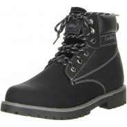 Preisvergleich für Schuhe: ConWay Damen Herren Winterstiefeletten Snowboots schwarz, Schwarz, 44