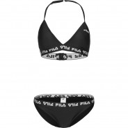 Preisvergleich für Bademode: FILA Bikini Silvi Triangle, schwarz, L