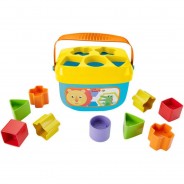 Preisvergleich für Partydekoration: Fisher-Price Babys erste Bausteine, Motorikwürfel, Steckspiel, Bauklötze, Steckwürfel mehrfarbig