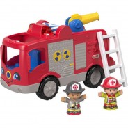 Preisvergleich für Lernspielzeug: Fisher-Price Little People Feuerwehr, Spielfiguren-Set, Spielzeugauto, Spielset mit Musik