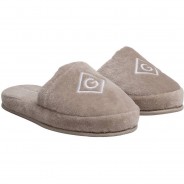 Preisvergleich für Schuhe: GANT Damen Hausschuhe - Icon G Slippers, Baumwolle, Beige, L-XL