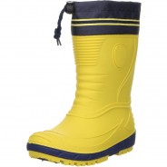 Preisvergleich für Schuhe: G&G Kinder Mädchen Jungen wasserdichte Gummistiefel Regenschuhe Nitrilgummi gelb, Gelb, 31