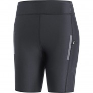 Preisvergleich für Hosen: GORE® WEAR Lauftights Impulse Reißverschluss-Tasche Damen, black, 38