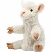 Preisvergleich für Stofftiere & Kuscheltiere: Hansa Creation Handpuppe Lamm, sitzend, 27 cm