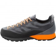 Preisvergleich für Schuhe: Jack Wolfskin Wanderschuhe SCRAMBLER 2 TEXAPORE LOW Vibram® Herren, black-orange, 45