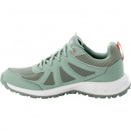 Preisvergleich für Schuhe: Jack Wolfskin Wanderschuhe WOODLAND 2 TEXAPORE LOW Damen, light green-white, 37 1/2