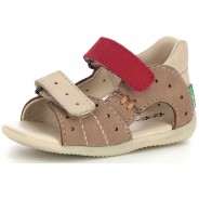 Preisvergleich für Schuhe: Sandalen Sandalen beige/rot Gr. 21