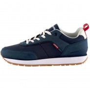 Preisvergleich für Schuhe: Levi's® Herren Sneaker - Segal, Turnschuhe, Polyester, Kunstleder, einfarbig, Blau, 42 EU