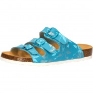 Preisvergleich für Schuhe: Lico Pantolette Bioline Leave, türkis, 37
