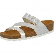 Preisvergleich für Schuhe: Lico Pantolette Natural Glitter, silberfarben, 41