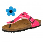 Preisvergleich für Schuhe: Lico Zehenstegpantolette Bioline Change, rosa, 39