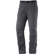 Preisvergleich für Hosen: Maier Sports Zipphose TAJO 2 Beintasche,Gürtel,Reißverschluss,Reißverschluss-Tasche,Taschen Herren, graphite, 106 / lang