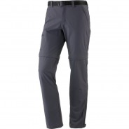 Preisvergleich für Hosen: Maier Sports Zipphose Tajo Gürtel,Reißverschluss,Reißverschluss-Tasche Herren, graphite, 24 / kurz